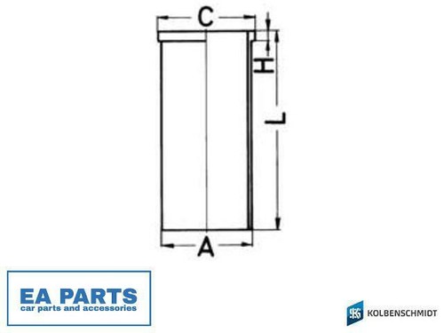 Cylinder sleeve for - cylinder, vw
