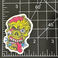 Zombie Head Eyes Green Gross