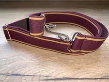 Elasticated Snake Belt Wine Red Striped 30mm Adult Boys Mens Girls L xxl xxxl