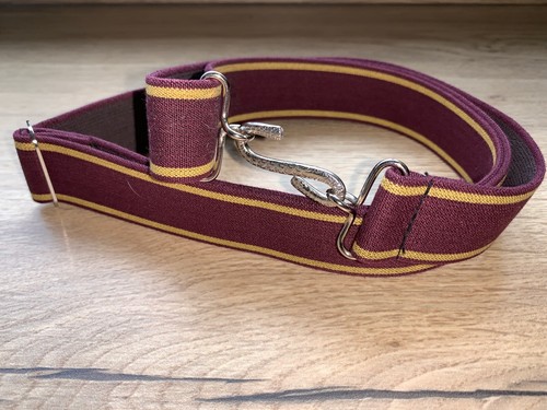 Elasticated snake belt wine - elasticated,
