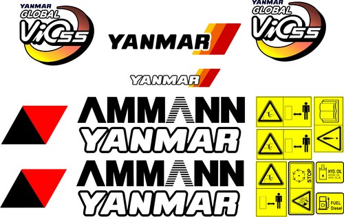 Yanmar vio digger decal set - yanmar,
