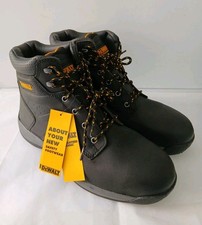 DEWALT BOLSTER SAFETY BOOTS BLACK SIZE UK 11 STEEL TOE CAP BRAND NEW WITH TAGS