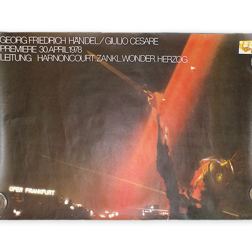 German opera poster 1970s - german,