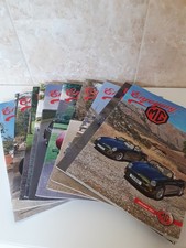 MG OWNERS CLUB MAGAZINES. Year