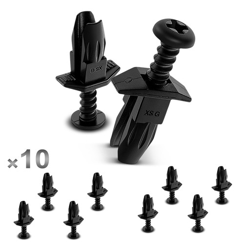 10x fastening clips bumper - fastening,