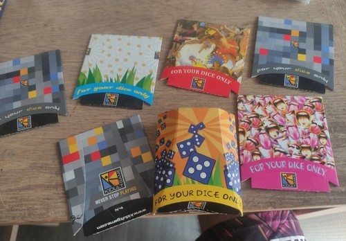 Cardboard board game dice - cardboard,