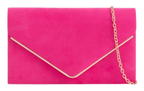 Womens faux suede envelope - faux,