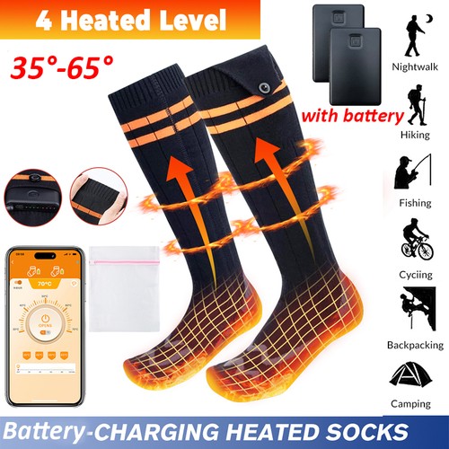 Heated socks app control for - app,
