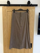 Next Brown Soft Suede Midi