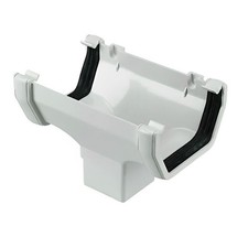 FLOPLAST 114mm Square Gutter