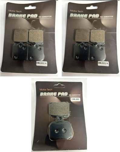 Front rear brake pads for - &,