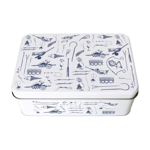 Vintage fishing tin - vintage,