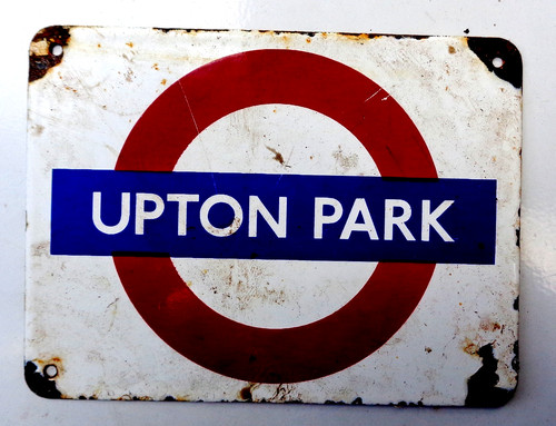 Small vintage enamel sign - sign, *