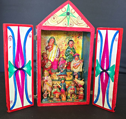 Handmade peruvian retablo - peruvian,