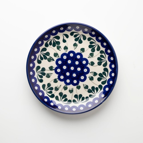 Polish pottery 20cm plate - pottery,