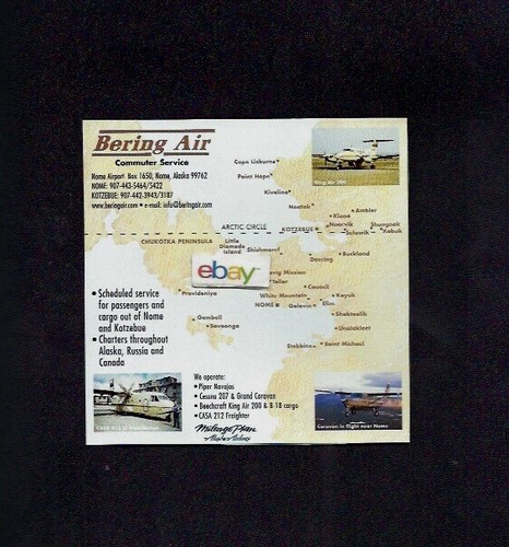 Bering air nome alaska - air, 1998