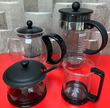 Bodum Brazil Cafetiere, Teapot, Creamer & Sugar Bowl