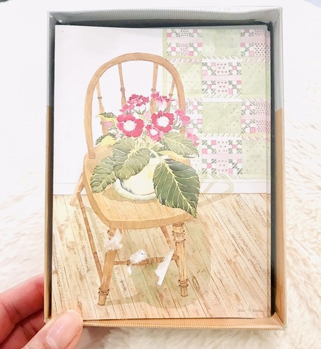 Vintage set blank note - note, cards