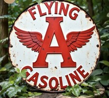 Flying A Gasoline Metal Sign