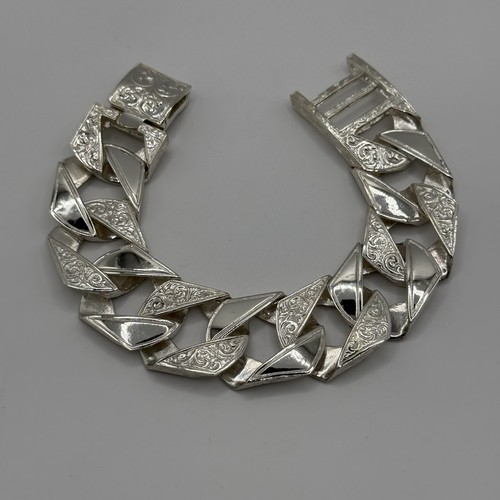 Silver chaps mens bracelet - mens,