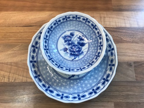 Vintage blue and white - vintage,