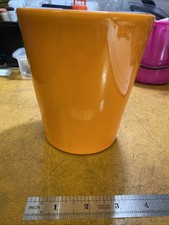 Bright Orange Indoor Plant Pot