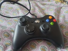 USB Wired Controller Compatible with Xbox 360, PC, Windows Black