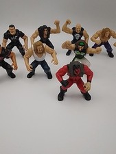 WWF WWE 8 Chunky Mini Figures