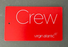 Virgin Atlantic luggage label