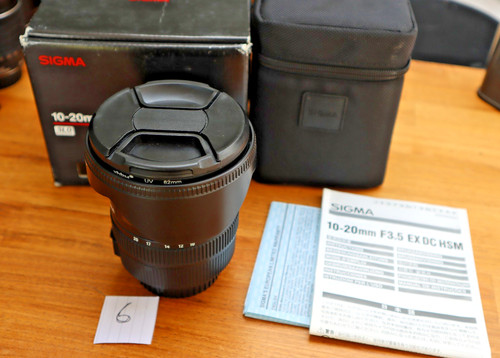 Sigma 20mm ex - sigma, 10-20mm