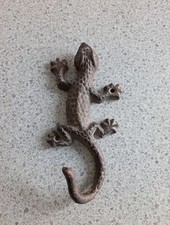 Wrought Iron Gecko Coat Hook