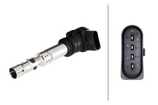 HELLA Ignition Coil Fits Audi