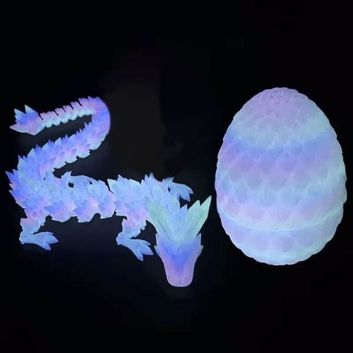 Printed articulated dragon - 3d,