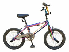 XN BMX Bike Beast 18" Freestyle Kids Boys 360 Gyro Stunt Neo-Chrome Jet Fuel