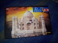 MB Puzz 3D - Taj Mahal - 3D Puzzle Cracked Over 1000 Pieces The Big One 