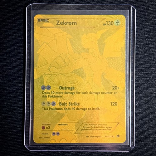 Pokemon tcg zekrom full art - pokemon,