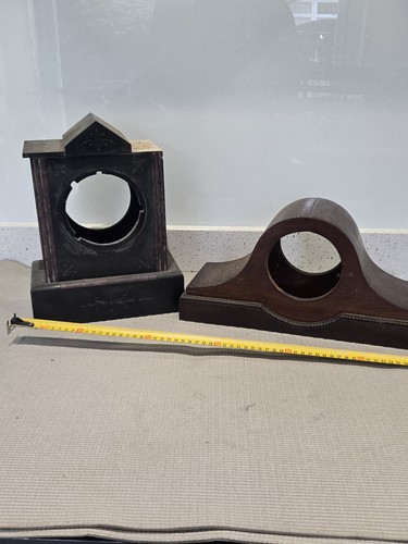 Marble mantel clock - mantel,