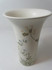 Poole Pottery Tall Floral Vase 21cm