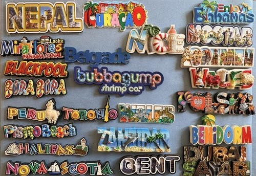 Souvenir fridge magnet names - souvenir,
