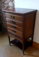 Antique Edwardian 5 drop front