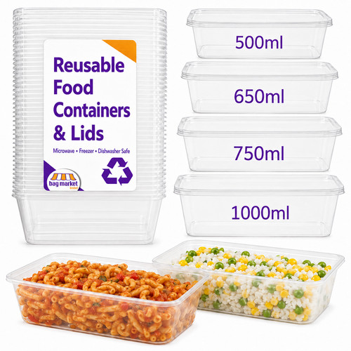 Reusable clear food - reusable,