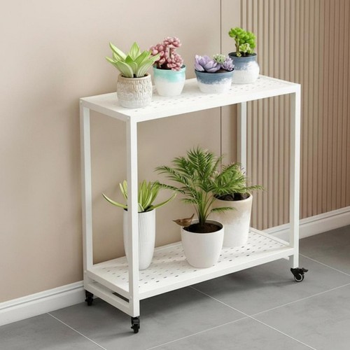 Tier rolling plant stand - 2-tier,