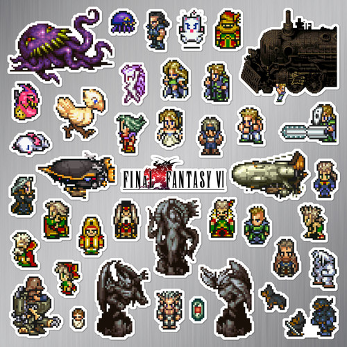 Final fantasy magnets - final,