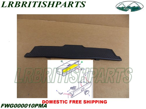 Land rover glovebox mat - mat, rubber
