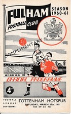 Fulham v Tottenham 1960/1961 -