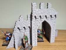 Ruined Castle Gate Grimdark