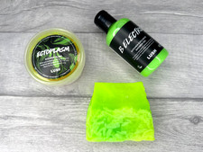 LUSH NEON BUNDLE:  B Electro 100g, Ectoplasm 100g & Northern Lights Soap. NEW