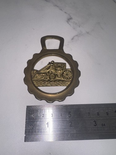 Vintage brass horse - brass,