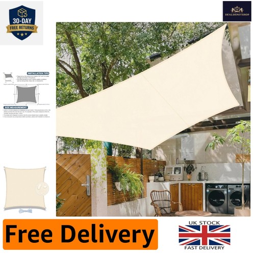 Khaki 5x2 sun shade sail - shade,