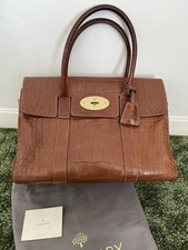 Mulberry Bayswater Brown Croc